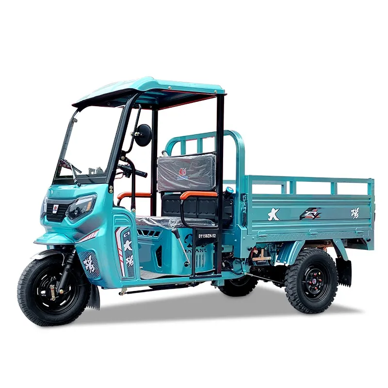 Tricicle de motor de gasolina de 150 cc, taxi de càrrega/gasolina, moto de terra automàtica