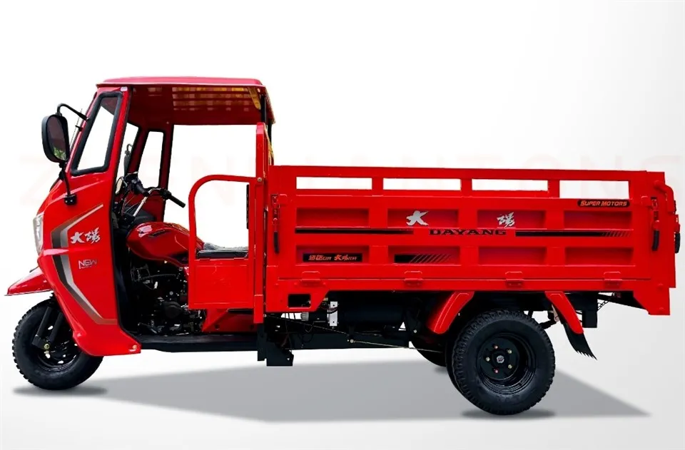 Motocicleta de tres rodes de càrrega potent de 200 cc