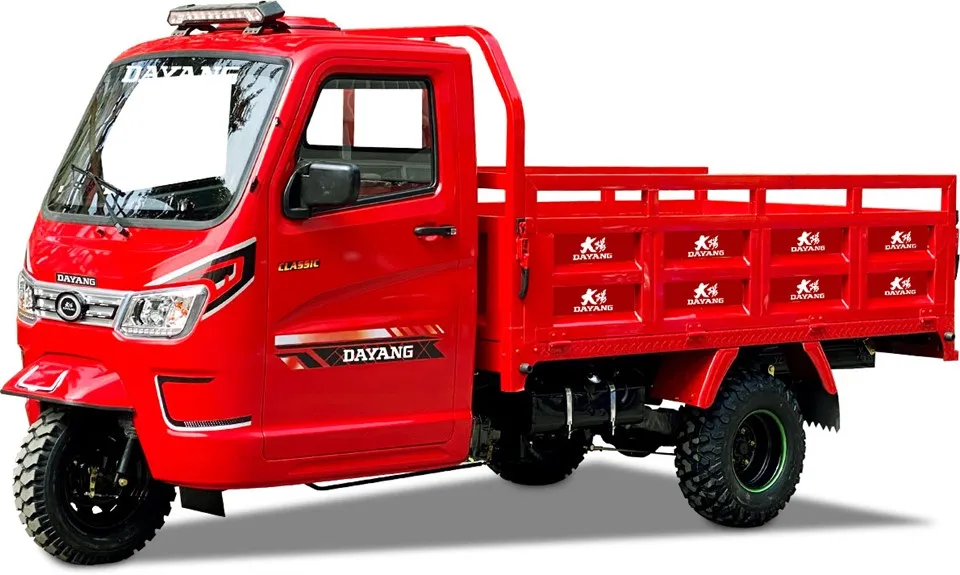 Motor de gasolina de cabina tancada hidràulica Motocicleta de tres rodes refrigerada per aigua