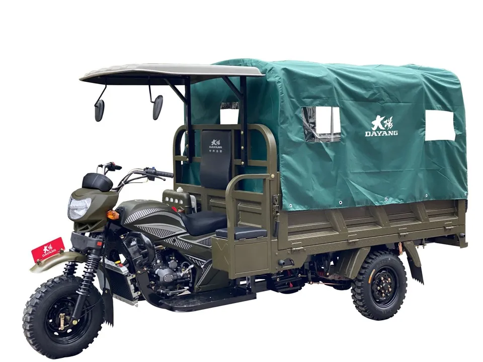 Motocicleta de tres rodes de càrrega refrigerada per aigua